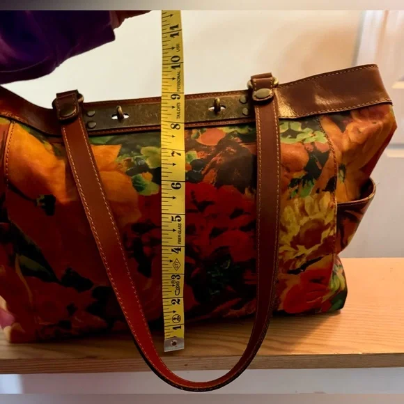 Patricia Nash Ria Patina Tote Spring Multi - Picture 2 of 11